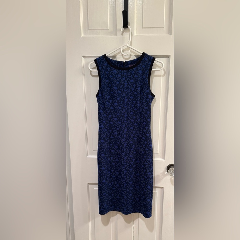 NYDJ shift dress. Blue and black. size 2.